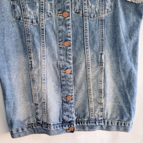 Guess Los Angeles Denim Vest Men's M - Picture 4 of 10